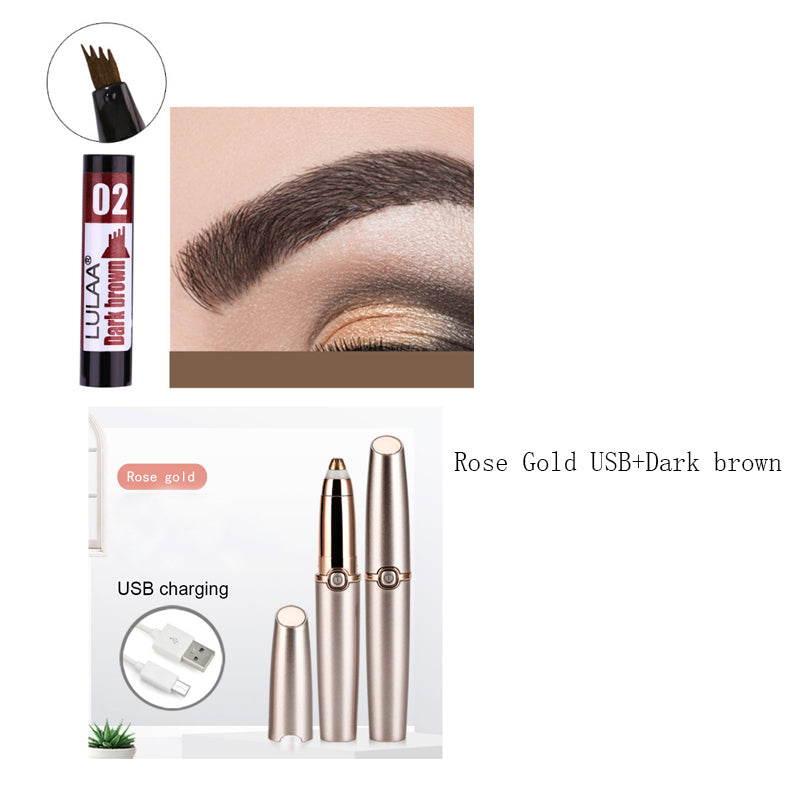 Tondeuse à sourcils électrique et épilateur de précision