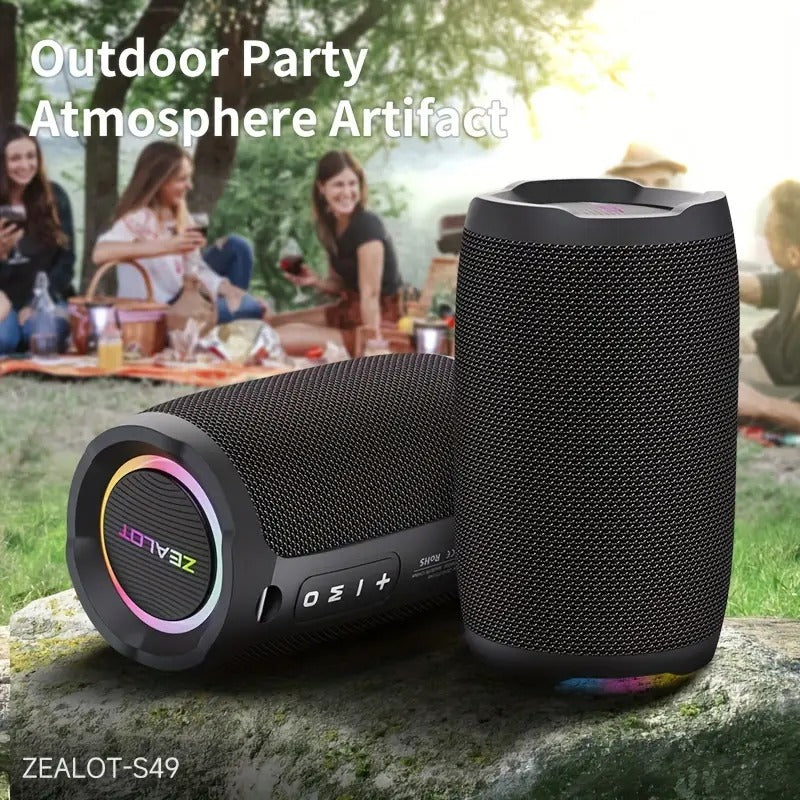 Enceinte Bluetooth portable étanche avec basses puissantes