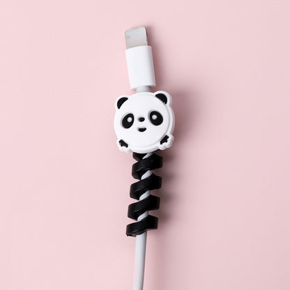 Protège-câble USB en spirale – Motifs animaux