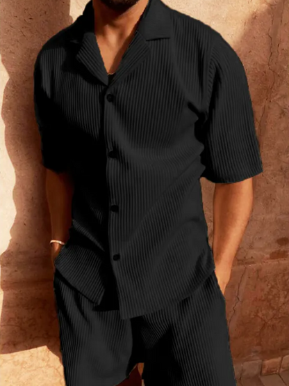 Ensemble Polo en Velours Côtelé pour Homme