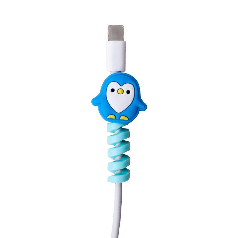 Protège-câble USB en spirale – Motifs animaux