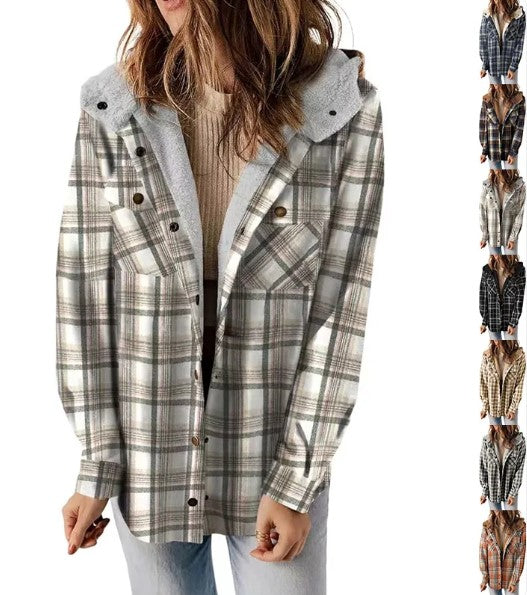 Veste Doublée en Polaire Épaisse
