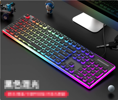 Clavier Mécanique Ergonomique avec Rétroéclairage RGB