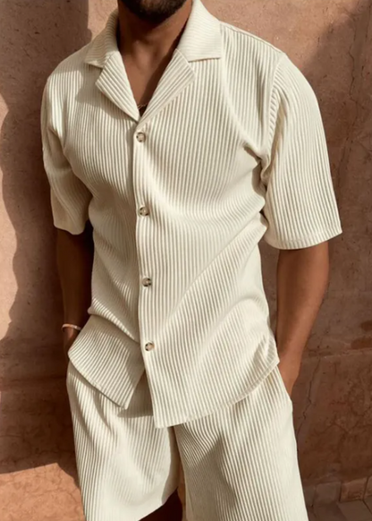 Ensemble Polo en Velours Côtelé pour Homme