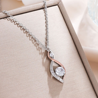 Collier Simple Smart à Deux Tons Électroplaqué