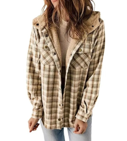 Veste Doublée en Polaire Épaisse