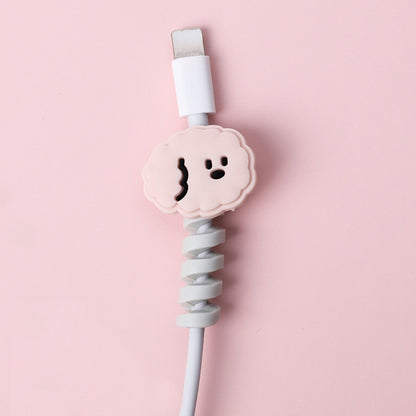Protège-câble USB en spirale – Motifs animaux