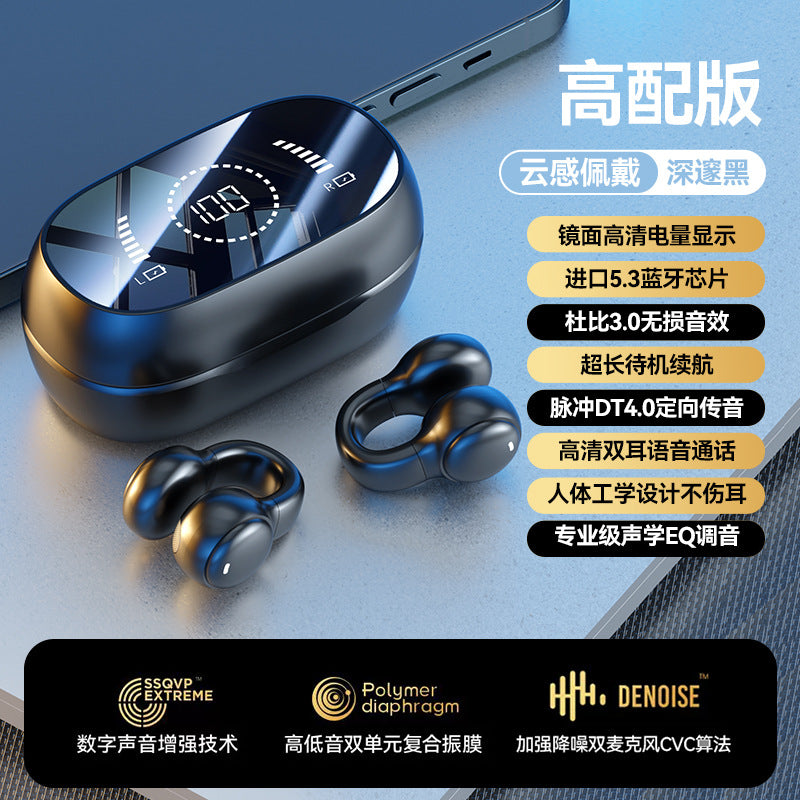 Écouteurs Bluetooth à Conduction Osseuse M55 pour le Sport