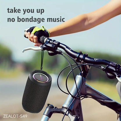 Enceinte Bluetooth portable étanche avec basses puissantes