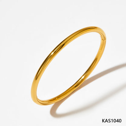 Bracelet en Acier Inoxydable de Style Simple par Électroplacage