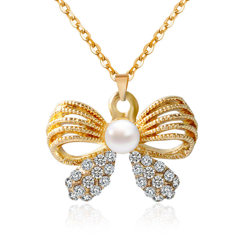 Parure de Bijoux Cristal Paon avec Design Floral (2 Pièces)
