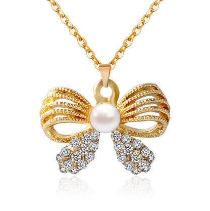 Parure de Bijoux Cristal Paon avec Design Floral (2 Pièces)
