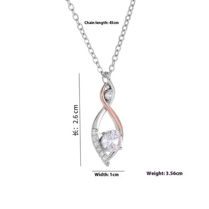 Collier Simple Smart à Deux Tons Électroplaqué