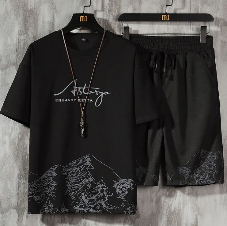Ensemble Short Décontracté pour Homme