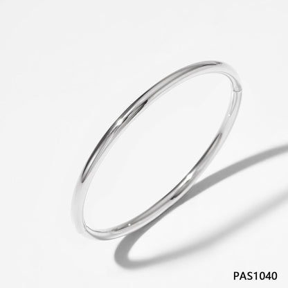 Bracelet en Acier Inoxydable de Style Simple par Électroplacage