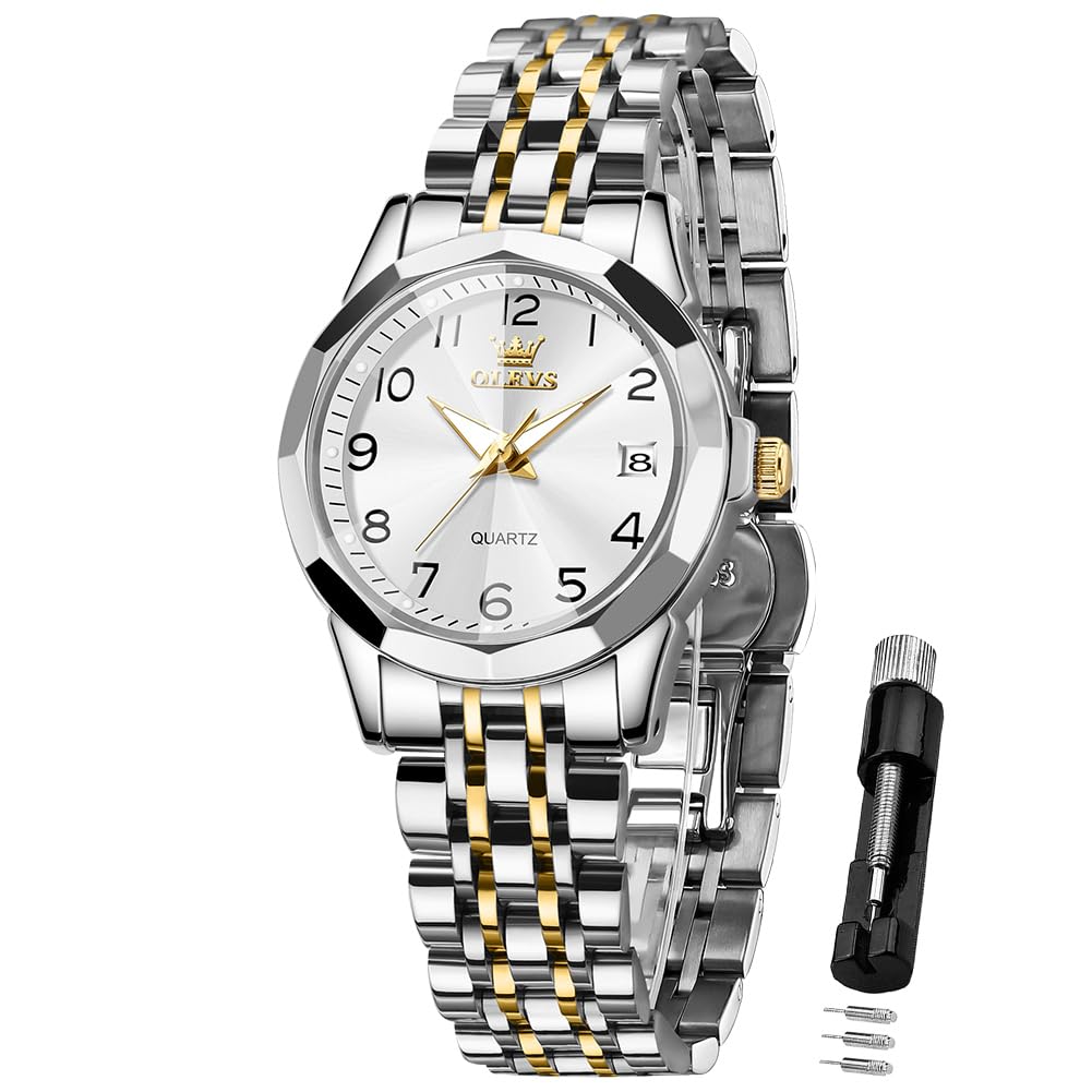 Montre argentée OLEVS pour femme