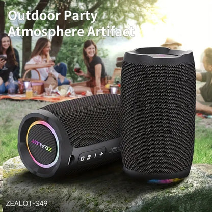 Enceinte Bluetooth portable étanche avec basses puissantes
