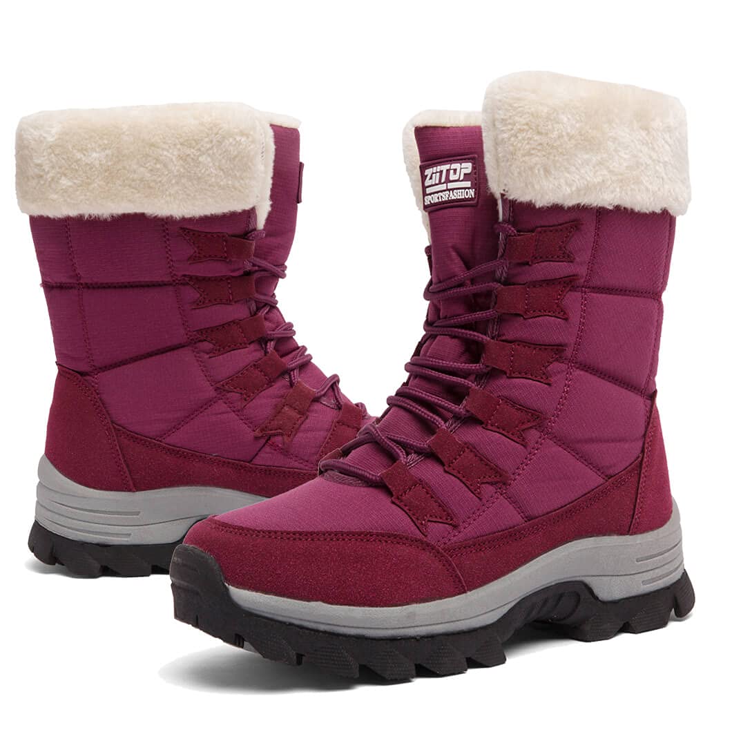 Bottes de neige doublées, imperméables et antidérapantes – Femme