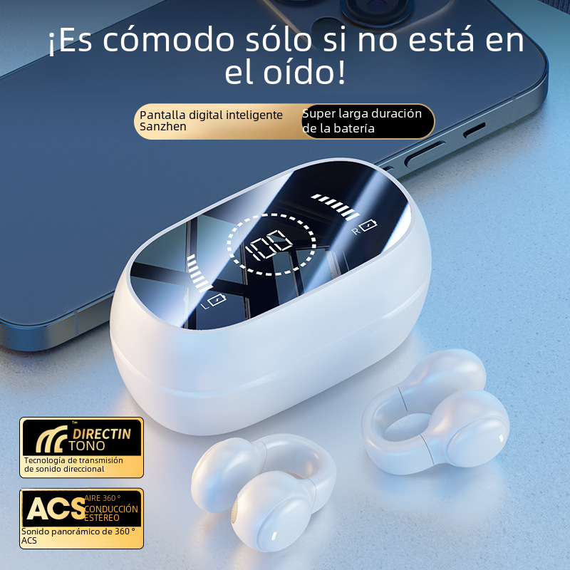 Écouteurs Bluetooth à Conduction Osseuse M55 pour le Sport